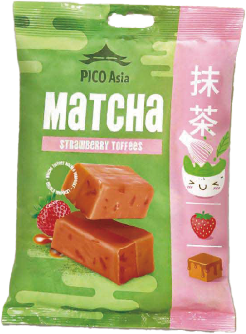 ピコフード 抹茶ストロベリータフィー 150g