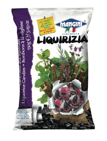 マンジーニ リコリスミニキャンディ 150g
