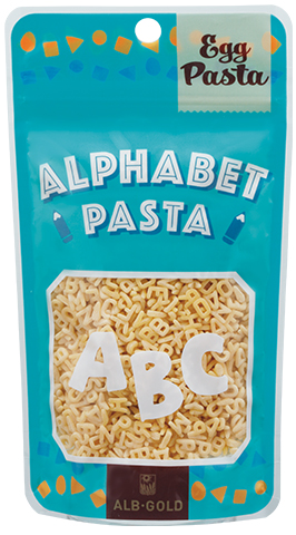 アルボ・ゴルド エッグパスタ アルファベット 70g