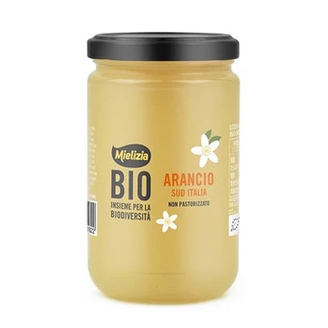 ミエリツィア イタリア産オレンジの有機ハチミツ 400g