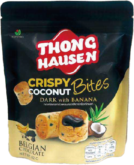 アイコンスナック クリスピーココナッツバイツ ダークチョコ 82g