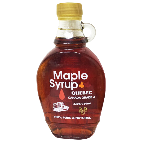 カナダ NO.1ミディアム メープルシロップ 330g