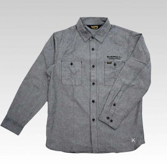 TRSC×BLUCO DENIM SHIRTS [BLACK]
