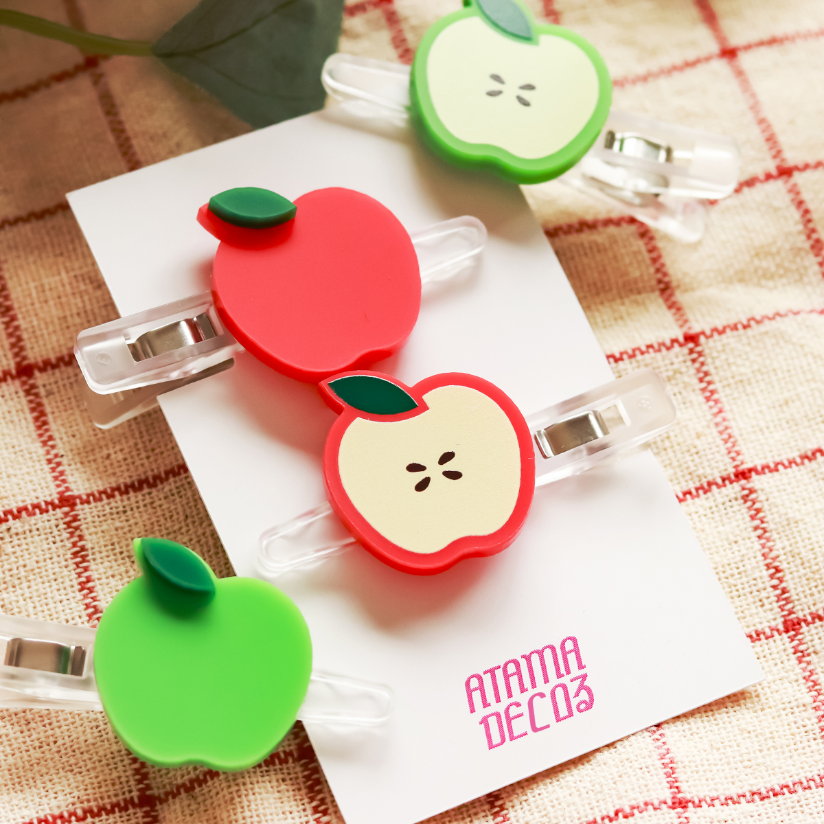 りんごヘアピン