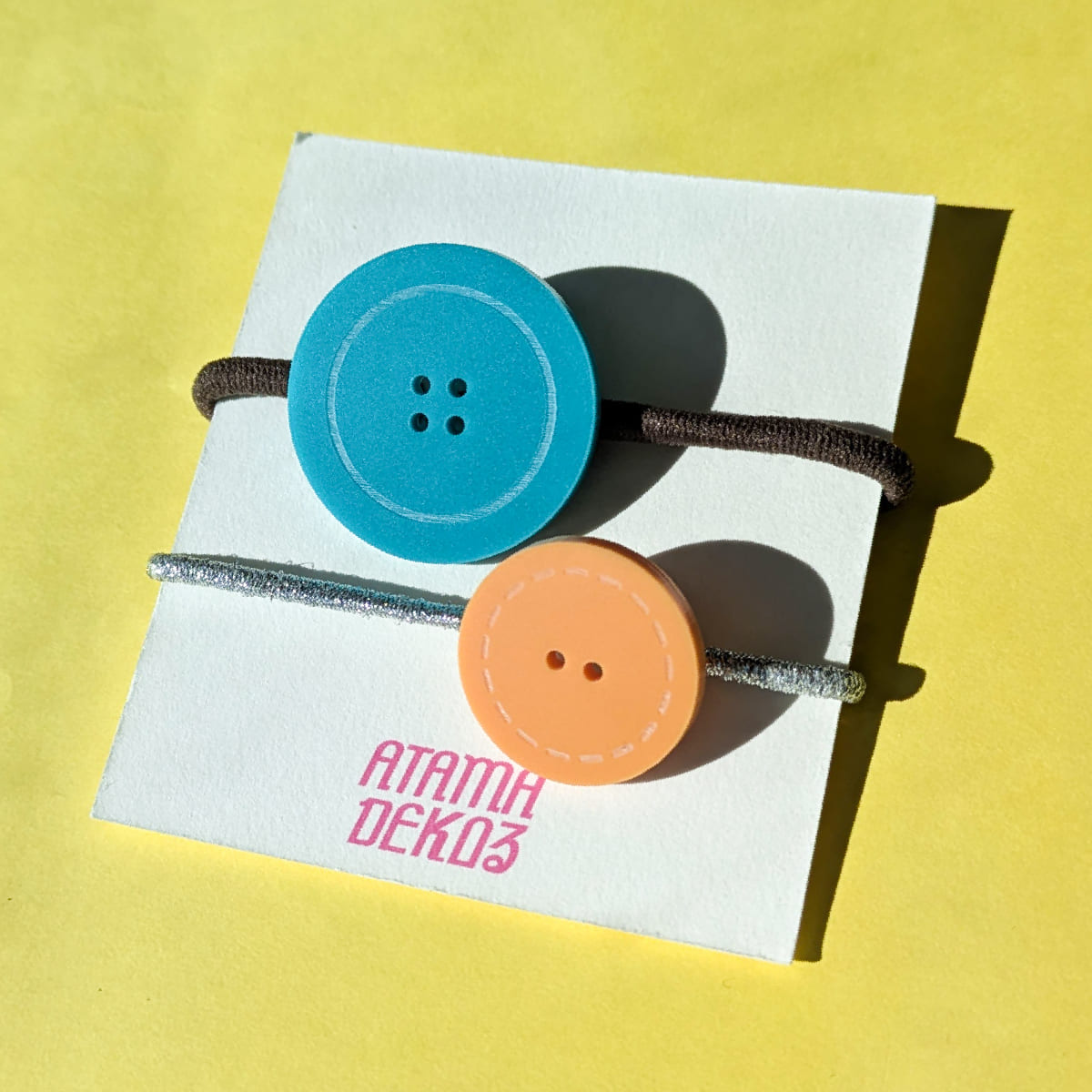 ボタンヘアゴム