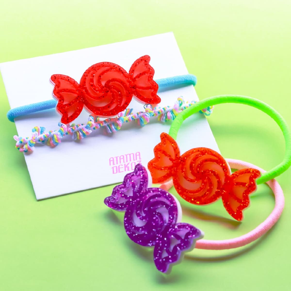 キャンディーヘアゴム