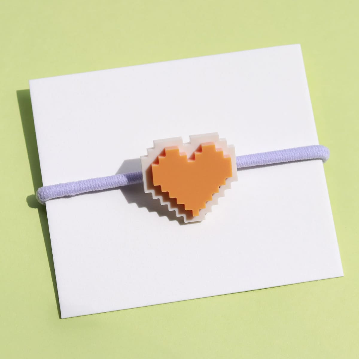 ドットハートヘアゴム