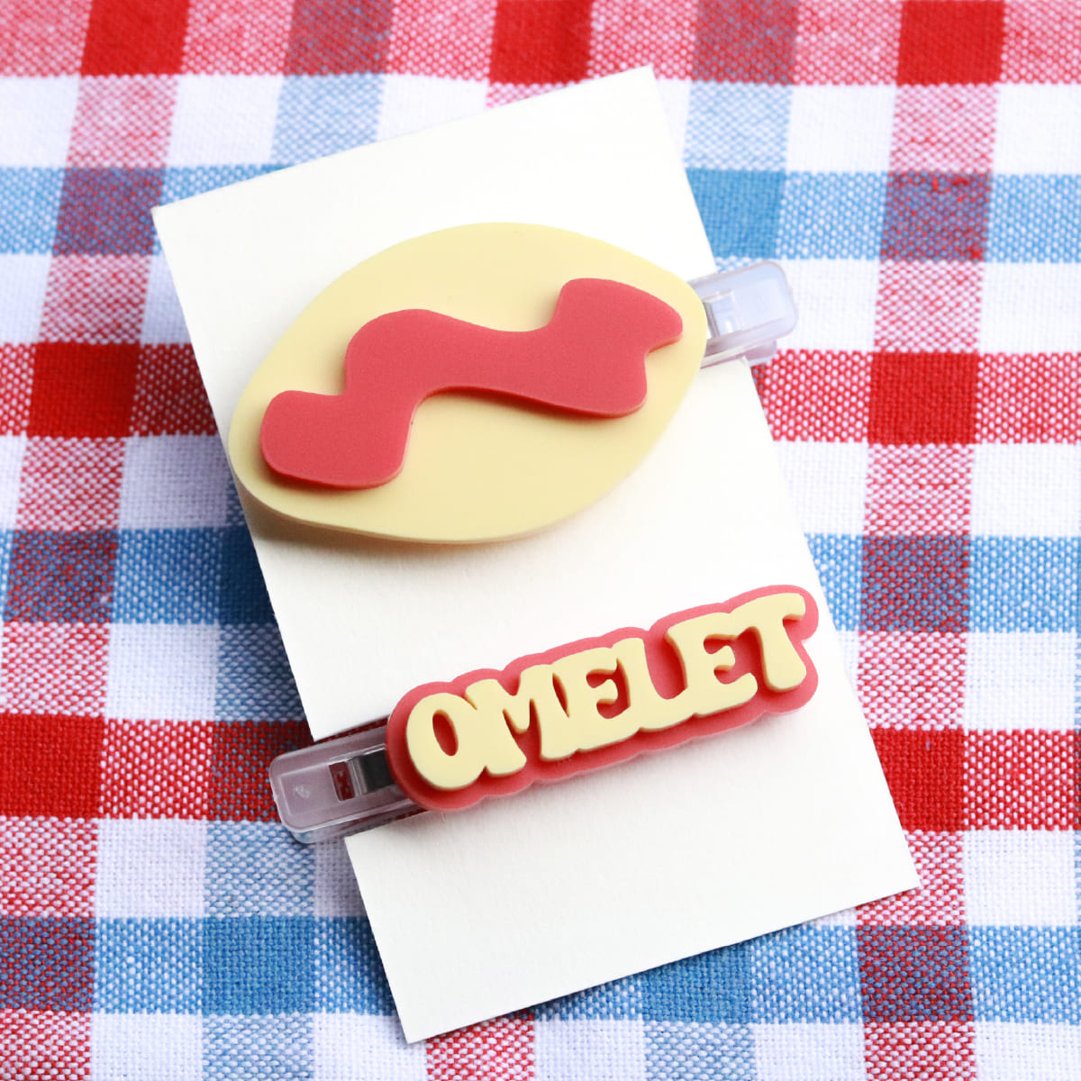 食べ物ヘアピン