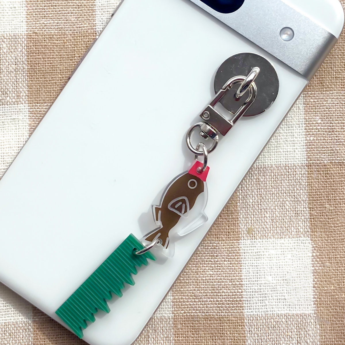 お弁当のスマホチャーム