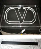 LED V-Logoサイン・アクリルBOX