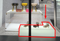 L-Shaped Opaline Block / L字乳半ブロック・表参道店用