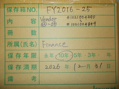 Ｖendor22～24　＃1021004390～＃1021004849