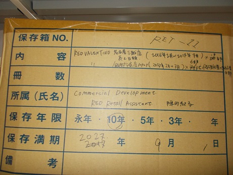 RED名古屋三越店　売上日報他