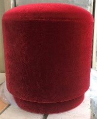 Red Velvet Small Pouf / ベルベットプフ S