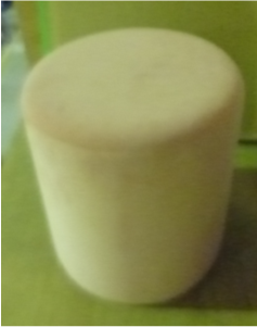 Light Orange Pouf / 薄オレンジプフ