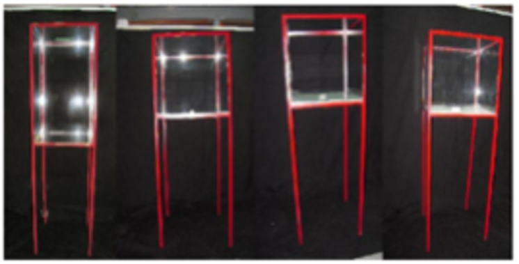 Glass Showcase x 4 / ガラスケース(廃棄)