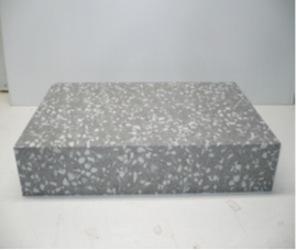 Terazzo Box for Hiding Electrical Equipment / テラゾーシート貼り電気器具を隠すボックス