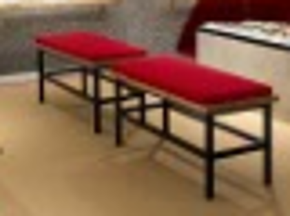 Red Bench Cover / ベンチクッション(廃棄)