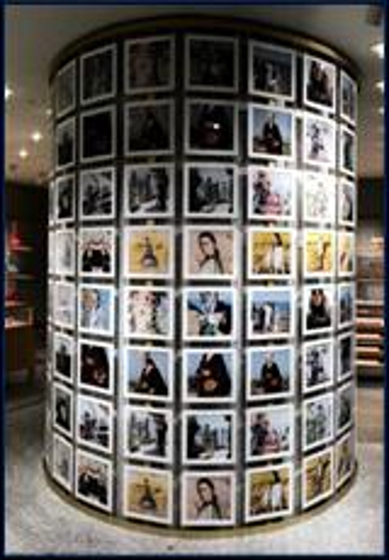 Gold Freestanding Frame for Ginza Pillar 1F