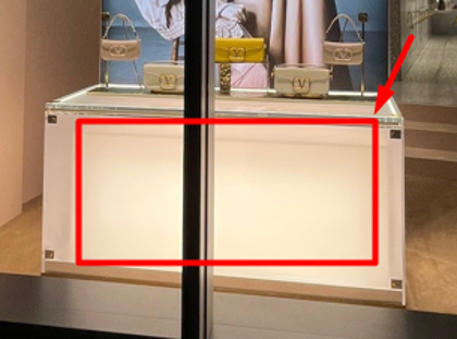 Opaline LED Light Block + Mirror Base 1F/乳半ブロック+ミラーアクリル