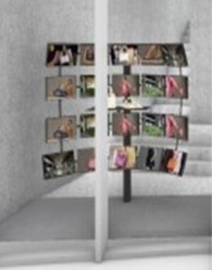 20 Monitors Structure for 15" / 20モニター什器_Ｄ（D25-1～D25-25）