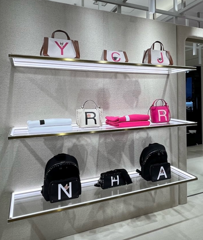 SUS 棚板フレーム(大)/照明カバー/持出ガイド/照明器具セット [梅田阪急、福岡岩田屋]