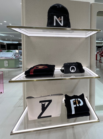 SUS 棚板フレーム(小)/照明カバー/持出ガイド/照明器具セット [伊勢丹新宿、名古屋高島屋]