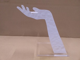 MANINE MARTELLATE SINGOLA（白）