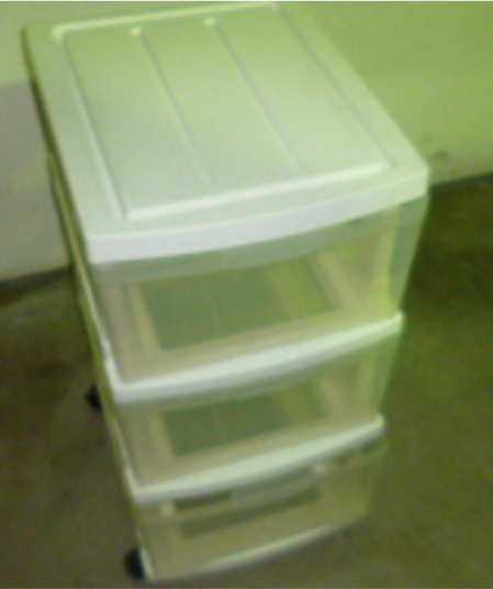 3段ﾎﾞｯｸｽ　白