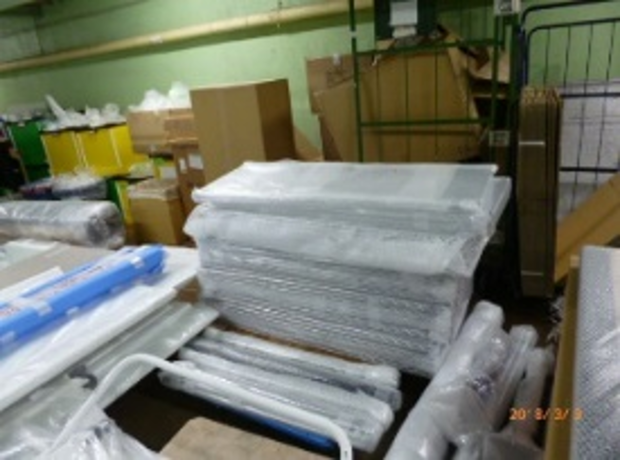 ストック用シルバーラック