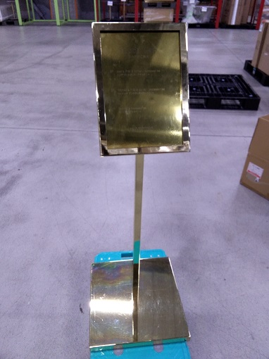 ゴールドPOPスタンド