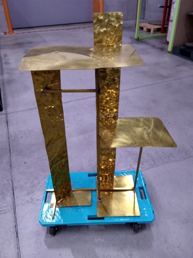 真鍮ディスプレイ什器