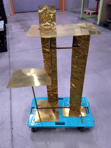 真鍮ディスプレイ什器