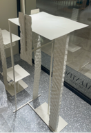 真鍮ディスプレイ什器(IVORY)600x450x1850