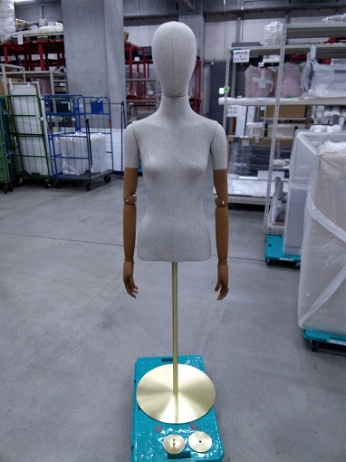 WOMAN BUST VOGUE TEXTILE COVERED(LA ROSA)