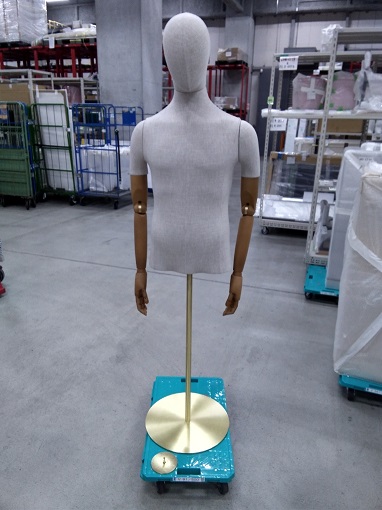 MAN BUST VOGUE TEXTILE COVERED(LA ROSA)