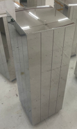 STAINLESS MIRROR PLINTH