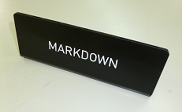 MARKDOWN(Shelf)