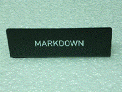MARKDOWN (Shelf ②)