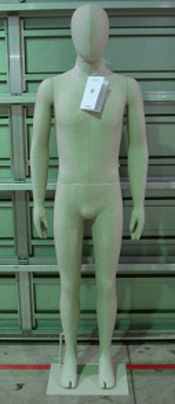 UOMO布張りマネキン(土台グレー)