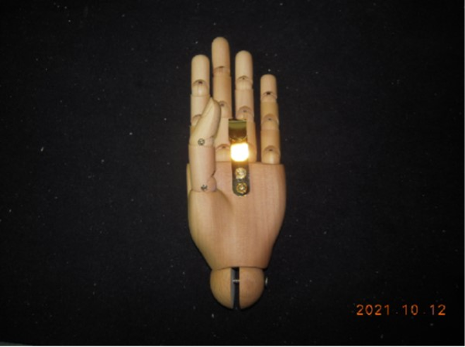 オークカラー左手フック付き