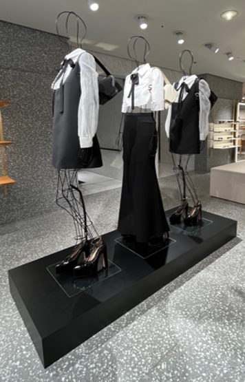 Matte Black Wire Mannequin/マットブラックワイヤーマネキン