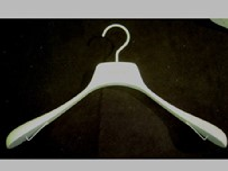 DONNA_TOPSクリップ付き グレーハンガー(下部穴あき）FH-8-001の塗り替え（スプレー塗装）版