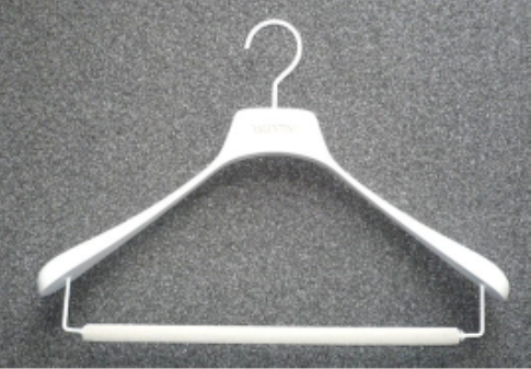 VALENTINOハンガーUOMO(底部穴無し）横桟フエルト