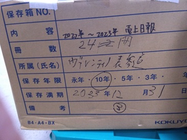 2022-2023年　売上日報／表参道