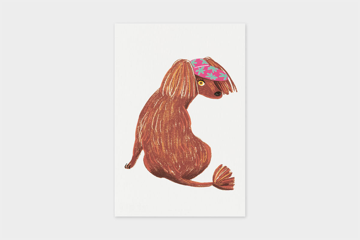 anriartwork 「プードル」 ポストカード