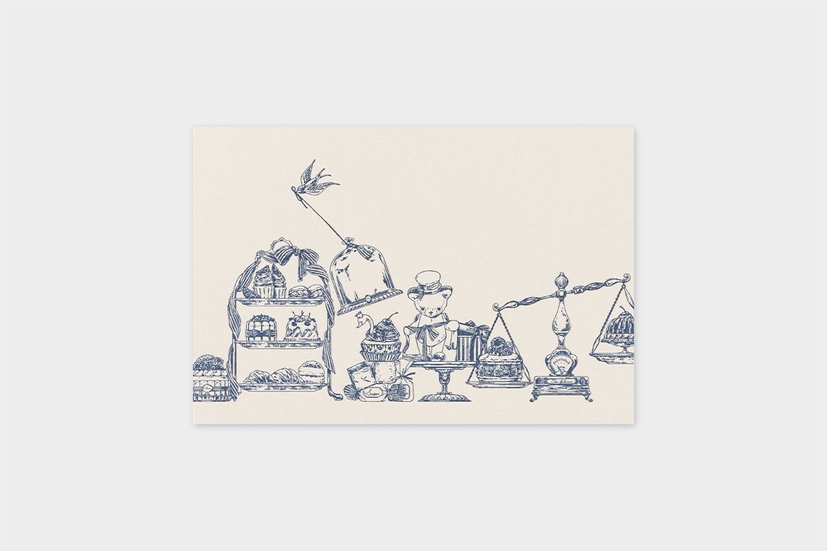 monpoche 「くまのパティスリー」 ポストカード