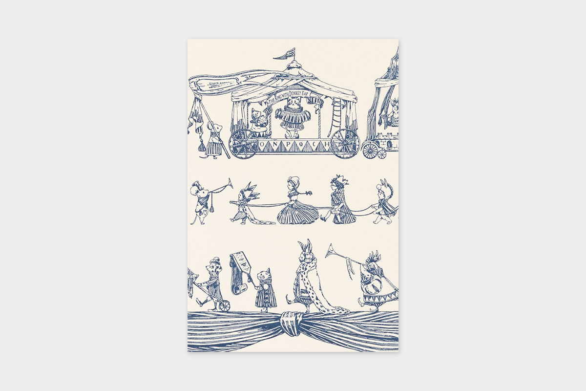 monpoche 「王様の大行進」 ポストカード