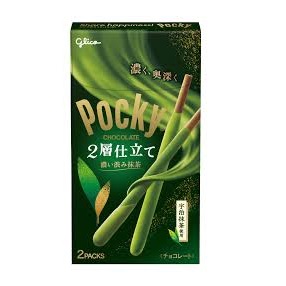 特注品：グリコ ポッキー2層仕立て濃い渋み抹茶