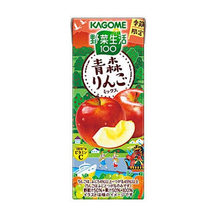 カゴメ 野菜生活100青森りんごミックス